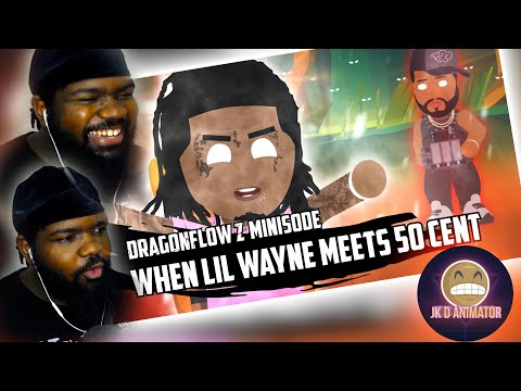 When Lil Wayne meets 50 Cent - Many Men Remix  Dragonflow Z Minisode @JkDAnimator  REACTION