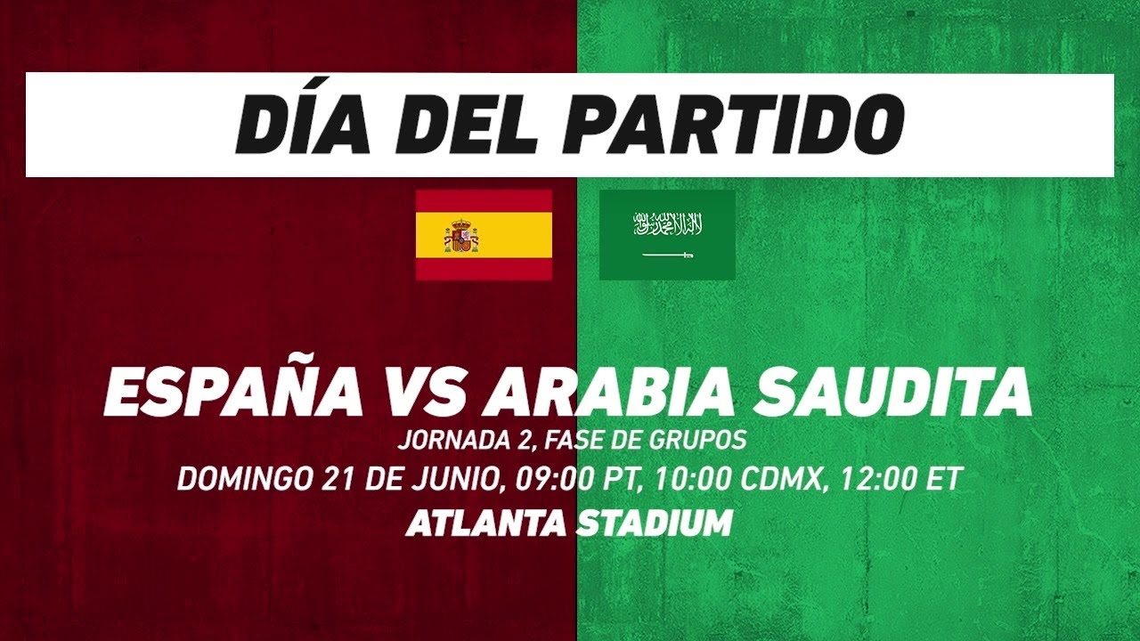 España vs Arabia Saudita, frente a frente: Futbol