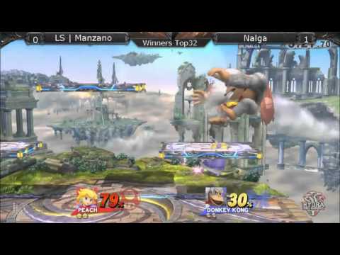 The Arena 2016 - LS | Manzano (Peach) Vs. Nalga (Donkey Kong) Winners Top 32 - Smash Wii U