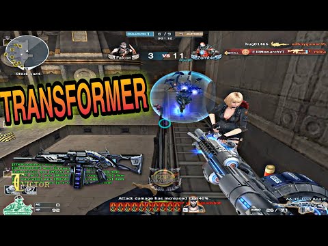 Higher Jump? AA-12-Transformers (GamePlay) HMX DeathTrap! CrossFire PH  | EJRM ZombieV4