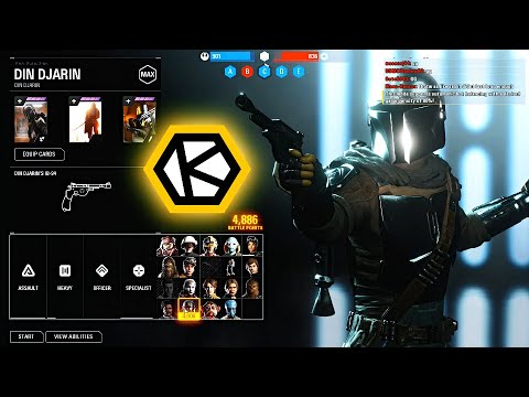 MANDO DOES CRAZY DAMAGE with the DARK SABER  | Supremacy | Star Wars Battlefront 2