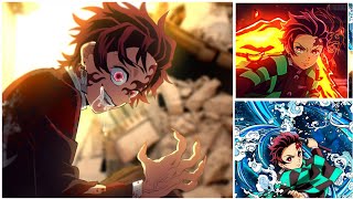 Top 4 Tanjiro moments in Demon slayer 4k SUBSCRIBE