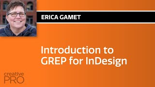 Introducing Our Introduction to GREP for InDesign Course!