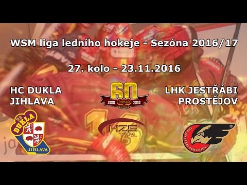 27. kolo (23.11.2016) HC Dukla Jihlava - LHK Jestřábi Prostějov