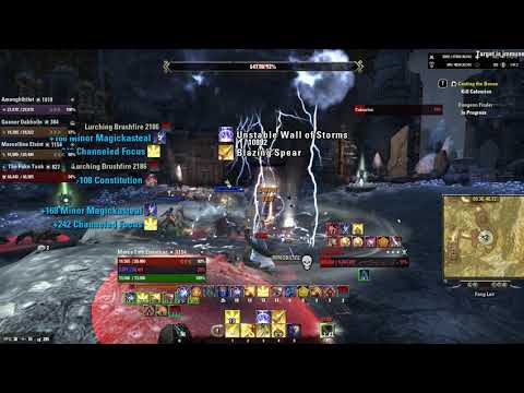 ESO - Fang Lair - Vet No HM (Magicka Templar DPS POV) - PUG Run