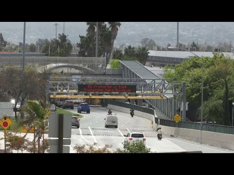 Cars cross US-Mexico border as Trump announces country-specific reciprocal tariffs | AFP