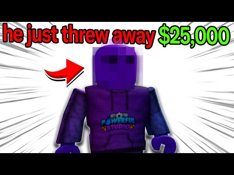 The Most Ungrateful Roblox Player EVER...