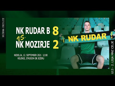 NK Rudar B - NK Mozirje 3.krog 8-2