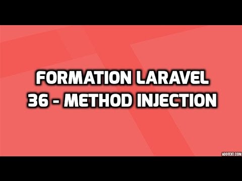 Formation Laravel 5 36 Method Injection