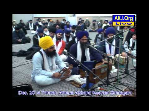 008 Toronto Dec. 2014 Smaagam - Sunday Morning Keertan - Bh. Jaswant Singh Jee Toronto