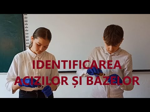 Identificarea bazelor și acizilor, Macoviciuc Roberta și Mija Costel Adrian