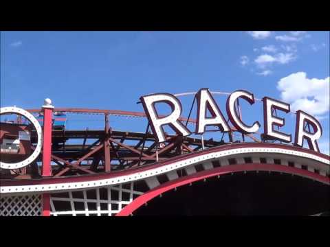 Off-ride footage of a Racer train