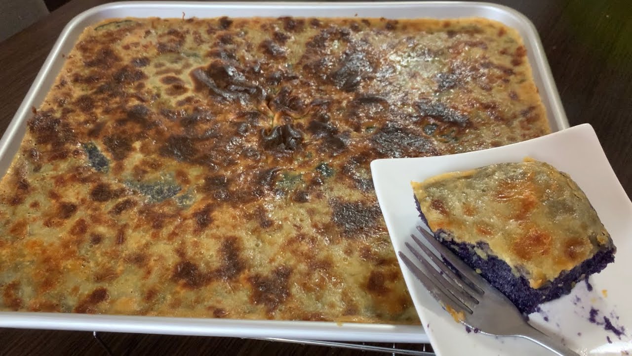 Ube Cassava Cake