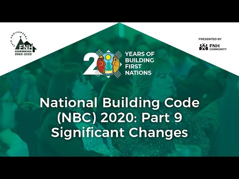 FNHC 2022 - National Building Code NBC 2020 - Part 9 significant changes