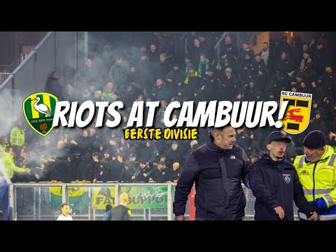 SC Cambuur-ADO Den Haag Rellen - Riots in the away section