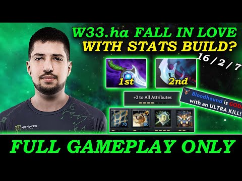 W33 Also Plays with +2 Attributes | First Time W33 Plays with Stats Build? - Full Gameplay Meepo #72