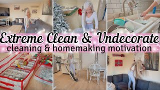 *NEW* EXTREME CLEAN AND UNDECORATE WITH ME! HOMEMAKING 2025
