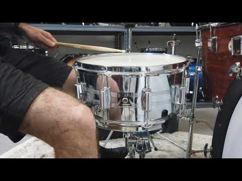 STUDIO SALE! Vintage Tama Granstar Powerline PL106 Custom COS 14"x6.5" Snare 1980 Japan image 20