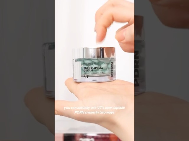 Vídeo relacionado con VT COSMETICS PDRN Capsule Cream 100, Moisturising Facial Care 50ml with 100,000ppm PDRN, Hyaluronic Acid and 9 Peptides, Firming and Nourishing, Korean Skincare