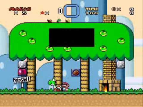Super Mario World - Hurry Up! Music Tempo Glitch with Custom Music [51]