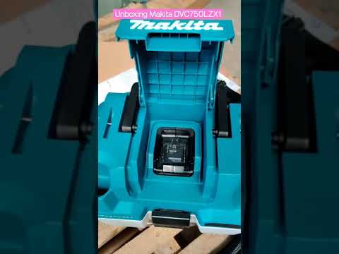 Makita DVC750LZX1 dulkių siurblys (be akumuliatorių ir kroviklio) video