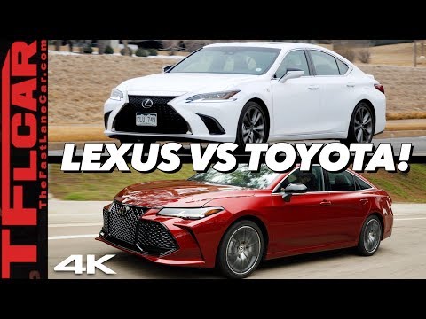 This Is Why The 2019 Lexus ES Costs $5,000 More Than A Toyota Avalon