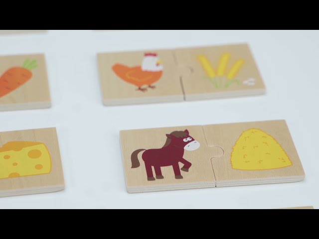 لعبة تركيب طعام الحيوانات