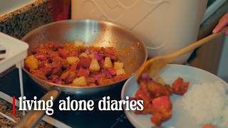 what I eat living alone, cooking for one | day in my life living alone in the philippines