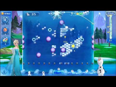 Frozen Free Fall: Icy Shot Level 187 - NO BOOSTERS ☃☃☃