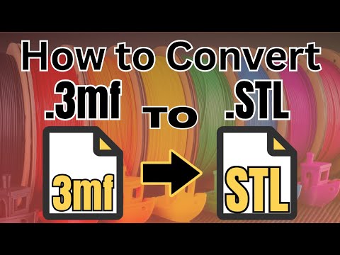 Vídeo: Converter 3MF para STL: perguntas e respostas