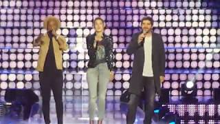 Camille Lou, Soprano et Patrick Fiori - 4 mots sur un piano (Tournage Goldman 40 ans de chansons)