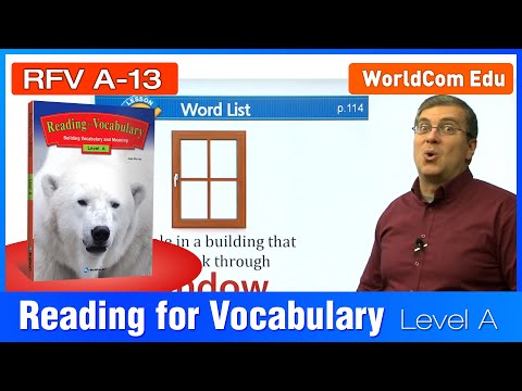 Learn English | Reading for Vocabulary | Level A | Lesson 13 |  Brian Stuart  (미국교과서) (영어