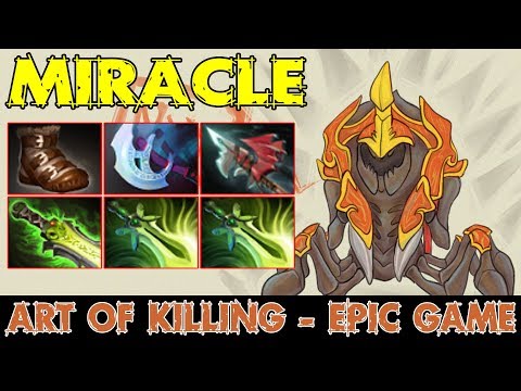 Miracle- NYX ASSASSIN | Art of Killing | Epic Game Max Agi | Dota 2 Gameplay 2017