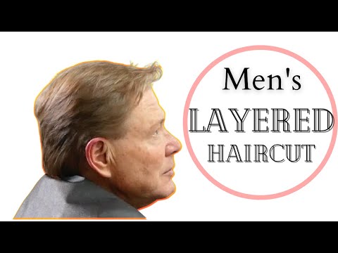 How To Cut Square Layers In Men's Hair Step By Step - How To Cut Men's Hair - How To Cut Mens Layers