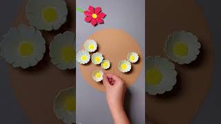 Don't Throw Away Egg Cartons! You Can Make a Cute Little Daisy Painting with Them!