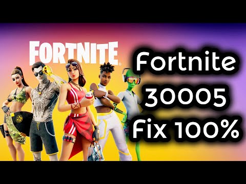 Fortnite Error Code 30005 How to Fix 100% FIX 2023