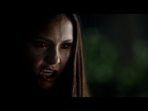 TVD 4x1 - Elena completes the transition and stops Damon from killing Matt | Delena Scenes HD