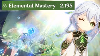 I gave 2000 Elemental Mastery to Nahida and this happened... | Genshin Impact