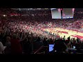 Hog Call prior to tip of Arkansas vs Indiana 2018