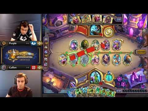 Purple vs Gallon - Hearthstone Grandmasters Americas S2 2019 - Week 2