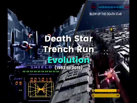 Death Star Trench Run Evolution In Star Wars Video Games