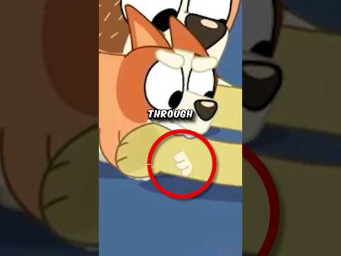 FUNNY Mistakes in BLUEY That You MISSED #shorts #bluey