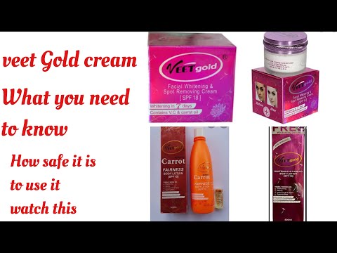 Veet Gold Whitening Face Cream Review||How To Use The...