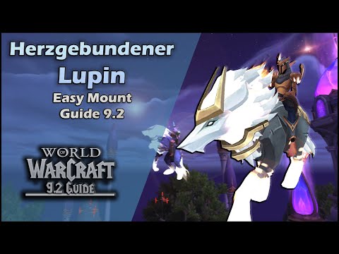 Herzgebundener Lupin Reittier Guide | Protoformsynthese Mount Guide | Easy Mounts 9.2 Zereth Mortis