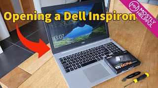 Dell Inspiron 15 Laptop (5570) - Opening the case for SSD & RAM upgrade
