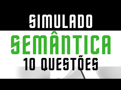 Simulado - Semântica - Língua Portuguesa - 10 questões - IBGE 2021