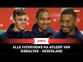 ?️ Jorrel Hato & Thijs Dallinga over DEBUUT ORANJE ?? | Interviews na Gibraltar - Nederland