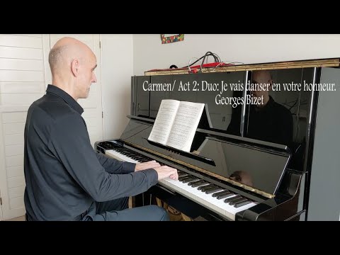 Carmen - Act 2 - Duo - Je vais danser en votre honneur - Bizet - karaoke - accompaniment