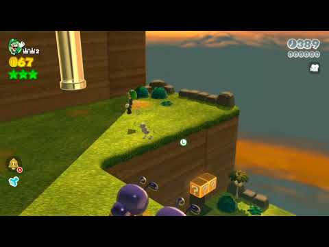 Super Mario 3D World (Switch) 5-4 Itemless Speedrun - Time: 57 (Former WR)