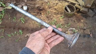 Download lagu Keterampilan mengolah klep kapal, membual golok dari bahan klep mesin kapal mp3